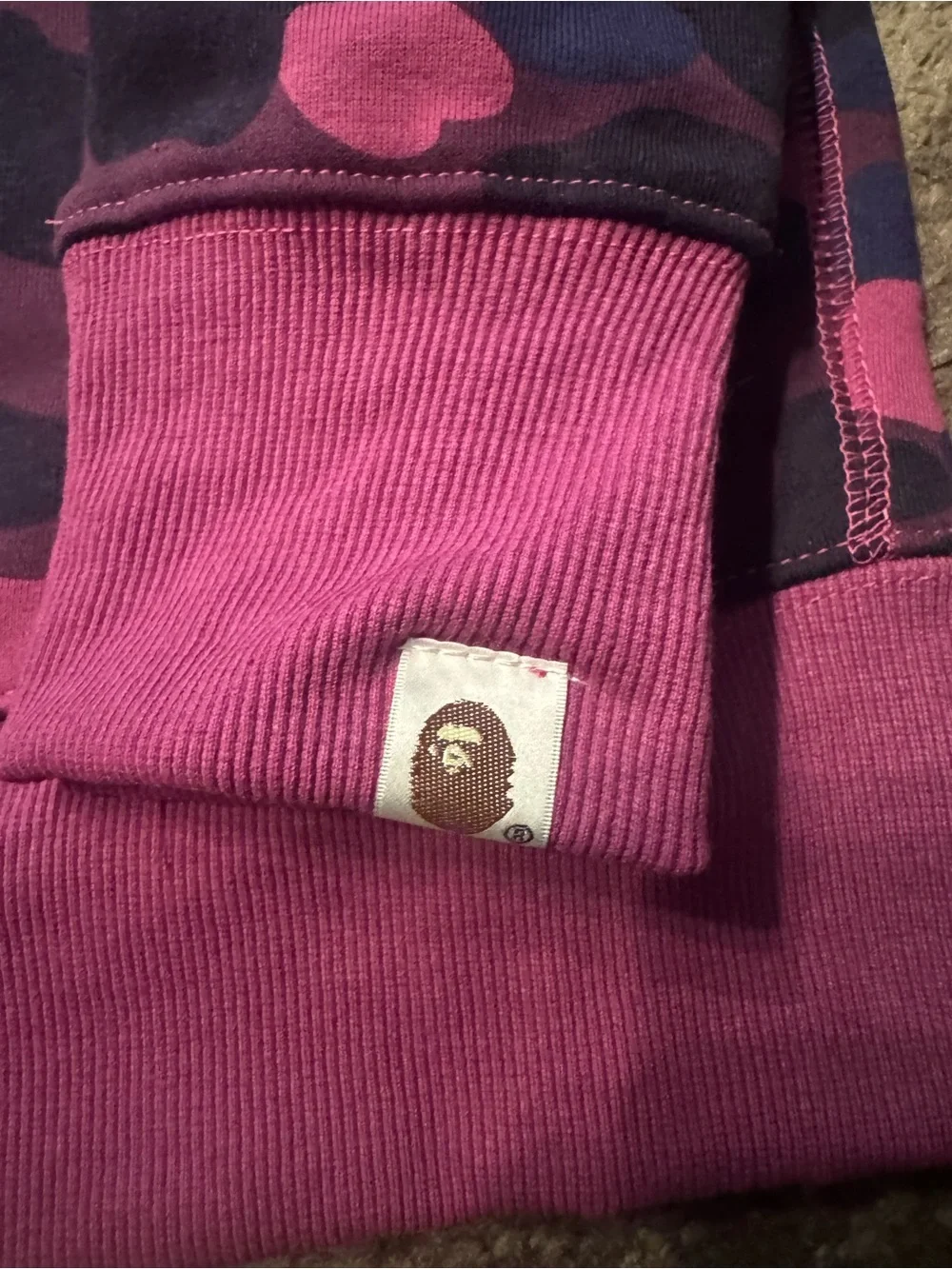 Purple Camo BAPE FULL ZIP